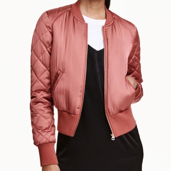 Short Fitted Bomber Jacket - Picture 3 of 5